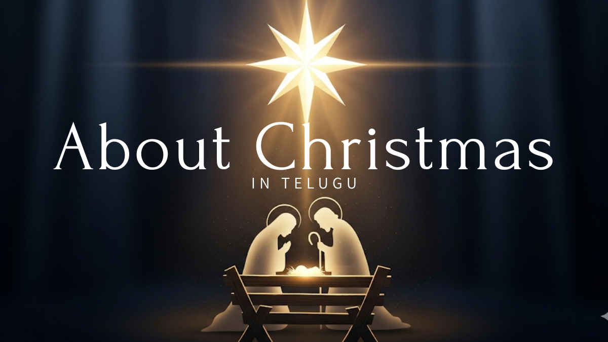 Christmas Scene with Star of Bethlehem