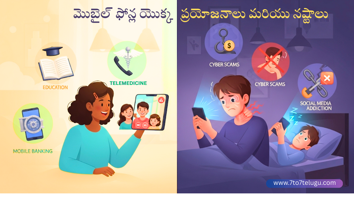 Image showing the advantages and disadvantages of mobile